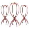 Picture of Dreamlover Wig Head Stand for Wigs, Rose Gold, 3 Packs
