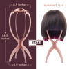 Picture of Dreamlover Wig Head Stand for Wigs, Rose Gold, 3 Packs