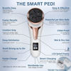 Picture of Hoxida Electric Callus Remover for Feet (with Dander Vacuum Cleaner), Quartz, Rechargeable Foot Pedicure Tools Foot File, Professional Foot Care Kit Deadskin Remover with 3Heads&2Speed,LCD Display