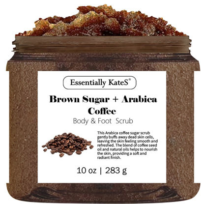 Picture of Brown Sugar + Arabica Coffee Body & Foot Scrub 10 oz