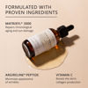 Picture of Asterwood Triple Repair Matrixyl 3000 + Argireline + Hyaluronic Acid + Vitamin C Serum for Face - Anti-Aging, Collagen Boosting, Hydrating - Fragrance-Free - 2 Fl Oz
