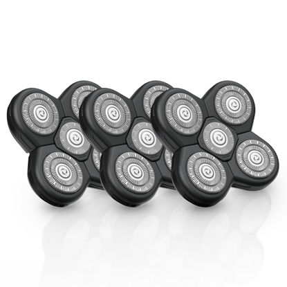 Picture of Freebird FlexSeries Blade 3 Pack Refills - No Irritation, Razor Bumps or Ingrown Hairs, Ultra-Sharp, Durable, ScalpSafe Design, QuickSnap Install, Replace Every 50 Shaves, Compatible with FlexSeries