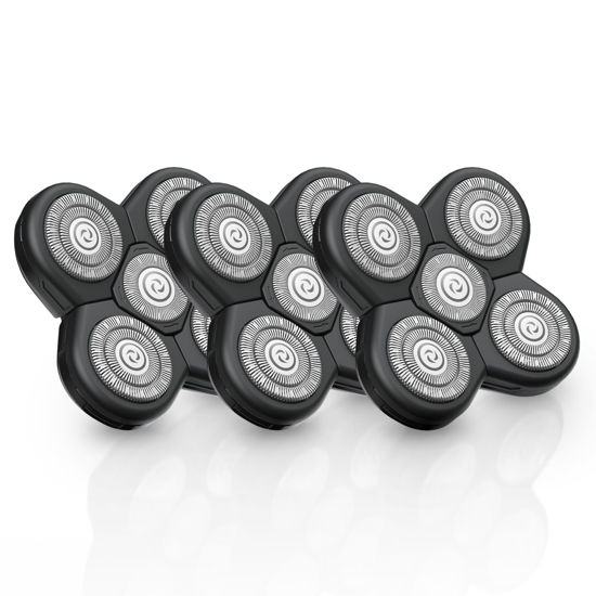 Picture of Freebird FlexSeries Blade 3 Pack Refills - No Irritation, Razor Bumps or Ingrown Hairs, Ultra-Sharp, Durable, ScalpSafe Design, QuickSnap Install, Replace Every 50 Shaves, Compatible with FlexSeries