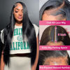 Picture of 30 Inch 13x6 Lace Front Wigs Human Hair 200 Density Straight HD Lace Front Wigs Human Hair Straight Glueless Wigs Human Hair Pre Plucked 13x6 HD Frontal Human Hair Lace Front Wigs for Women