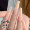 Picture of Double Rhythm Translucent Gel Polish Sheer Neutral Natural Light Milky Same Color Same Bottle 15ML Jelly UV Nail Polish Nail Art DIY at Home (Light Yellow Pink-A1423)