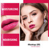 Picture of Oulac Moisturizing Shine Rose Pink Lipstick for Women, 2 in 1 Tinted Lip Balm for Winter, Hydrated Juicy and Glossy Lip Color for Dry, Cracked and Chapped Lips, Vegan 2.2g/0.07oz (09)