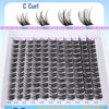 Picture of Wispy Lash Clusters Kit DIY Lash Extension Kit Natural Look C Curl Cluster Eyelash Extension Kit Volume 10-16MM Individual Eyelashes Kit with Lash Remover by Newcally
