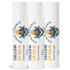 Picture of Dr. Dave's Primal Essence Moisturizing Tallow Lip Balm - Nourishing and Soothing Grass Fed Beef Tallow with Organic Coconut Oil, Beeswax, and Vitamin E - Sweet Orange Lip Balm, 3-Pack