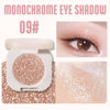 Picture of FeiCuiYun Monochrome Glittler Eyeshadow, light Shimmer eyeshadow, pressed glitter eyeshadow, Glittler Matte Pressed Powder Single Vegan Eyeshadow; Talc, Paraben & Cruelty Free, Moonstone (09)