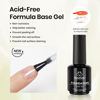 Picture of Beetles Gel Top Coat Base Coat Cuticle Oil Set, 3Pcs 15ml No Wipe Top Coat Gel Glossy Shine Long Lasting Cuticle Protectors Kit Oil Care for Dry Damaged Cuticles Valentine's Day Gift for Women