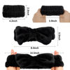 Picture of WHAVEL 6PCS Spa Headband and Wristband Set, Face Wash Headband Makeup Skincare Headband Wrist Bands for Washing Face