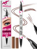Picture of iMethod Curved Eyebrow Pen - Eyebrow Pencil, Brow Pencil 2-in-1 Dual-Ended Microblading Eyebrow Pen with Curved Tip and Precise Brush-Tip for Natural Hair-Like Brows, Last All-Day, Reddish Brown