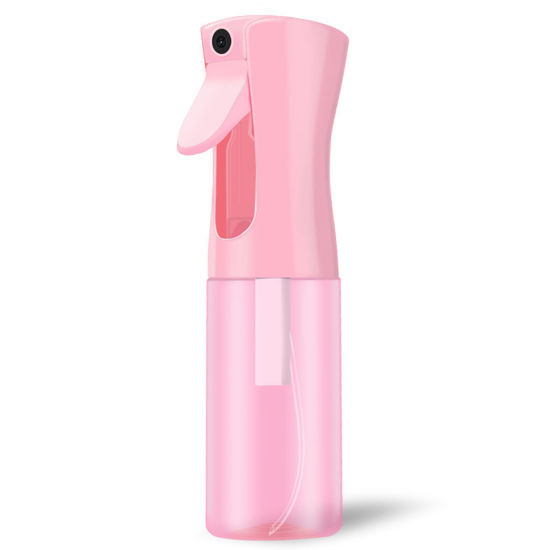 Picture of LERPOLOR Empty Spray bottles, Continuous Spray Bottle for Hair, Spray Water Bottle Fine Mist Refillable, Skin Care, Showering Pets, Plants, travel, Ironing and Cleaning 6.8 Ounce (1 Pack, Pink)
