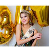 Picture of "Birthday Queen" Sash & Crystal Tiara Kit COCIDE Birthday Gold Tiara and Crowns for Women Sash for Girls Pink Birthday Decorations Set Rhinestone Headband Hair Accessories Glitter Sash for Party