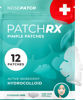 Picture of PatchRx Pimple Patches for Nose (12 Pack), Cover Nose Pimples Overnight - Hydrocolloid Acne Patches - Pimple Patch Hydrocolloid Patches & Pimple Stickers, Nose Strip, Zit Patches - Nose Pimple Patches