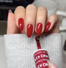 Picture of DND Gel Polish Set - 1 each of Red Gel Polish and Red Nail Polish, 429 Boston University Red, 0.5 Fl Oz