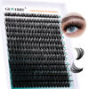 Picture of Lash Clusters Fluffy Cluster Lashes Extensions Thick 280pcs D Curl Eyelash Clusters DIY At Home Individual Lashes Extension by GEMERRY（60P-10-18mm)