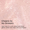 Picture of OPI RapiDry Cheers to No Smears | Semi-sheer Soft Peach Glitter Quick Dry Nail Polish | Vegan, Smudge Proof, Fast Drying