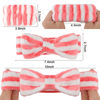 Picture of WHAVEL 6PCS Spa Headband and Wristband Set, Face Wash Headband Makeup Skincare Headband Wrist Bands for Washing Face