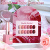 Picture of Double Rhythm 6 Pcs 15 ML Gel Polish Set Same Color Same Bottle Soak Off Gel Polish Kit Nail Art Manicure Salon DIY at Home for Women (Burgundy Red Nude Pink Purple Beige-T6-3)