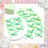 Picture of SAWINDA 20PCS Green Mini Bow Hair Clips Small Hair Bows Cute Bowknot Ribbons for Girls Sweet Bows for Hair Non Slip Hair Barrettes Bowknot Hair Clips Accessories for Women and Girls