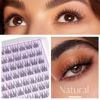 Picture of Clear Band Lash Clusters Wispy Short C Curl Eyelash Clusters 10-11mm Individual Eyelashes Natural Cluster Eyelash Extensions Natural Looking Cluster Lashes by Geeneiya(Clear Band,10-11MM)