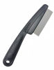 Picture of Yumflan Dandruff Comb, Stainless Steel Fine Tooth Dandruff Remover, Professional Scalp Comb Hair Comb for Kids and Adults (Black)