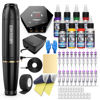 Picture of Tattoo Gun Kit Cartridge Tattoo Machine Kit Tattoo Kit Tattoo Pen Kit for Beginners Rotary Tattoo Pen Type Machine Kit Complete Tattoo Supplies WTK070