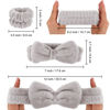 Picture of WHAVEL 6PCS Spa Headband and Wristband Set, Face Wash Headband Makeup Skincare Headband Wrist Bands for Washing Face