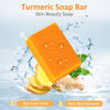 Picture of HOYEHOLA Kojic Acid Turmeric Soap Bar - Dark Spot Remover for Face Even Skin Tone, Moisturizing & Nourishing Natural Ingredients