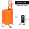 Picture of Toiletry Bag for Men Hanging Dopp Kit Water Resistant Shaving Bag Small Toiletry Bag for Traveling (Pure Orange)