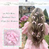 Picture of SAWINDA 20PCS Pink Mini Bowknot Ribbon Barrettes - Cute Claw Clips for Teens, Women & Girls' Hair Accessories