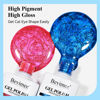 Picture of Bevimee Neon Cat Eye Gel Nail Polish Set 10 Colors: Magnetic Gel Polish 9D Cateye Effect, Sparkle Glitter Bright Orange Hot Pink Blue Nail Polish Gel Long Lasting Soak Off Home Salon