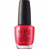 Picture of OPI Nail Lacquer We Seafood and Eat It | Opaque Bright Red Crème Chip Resistant Nail Polish | Lisbon Collection