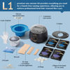 Picture of Lifestance Complete Home Waxing Kit, L1 Hard Wax Warmer for Hair Removal, Brazilian Bikini Wax Kit for Women Men, 59 Items, No-Mess Silicone Liner, Wax Heater, Hot Wax Pot for Body Leg Face Eyebrow