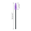 Picture of G2PLUS 100PCS Disposable Eyelash Brushes, Adjustable Mascara Wands Makeup Applicator, Eyelash Spoolies Brushes for Eyelash Extensions and Eyebrows (Purple)