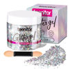Picture of Teenitor Body Glitter, Silver Glitter, Body Glitter Gel, Hair Glitter, Face Glitter, Silver Glitter Gel for Face, Makeup, Hair, Eye Holographic Chunky Makeup Glitter