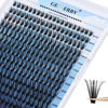 Picture of Individual Lashes 280pcs Large Tray Lash Clusters 0.07mm 50P C Curl Mix 8-16mm Eyelash Clusters Soft&Lightweight Cluster Lashes Mink Individual Lashes Cluster Mixed Tray Lash Extension Clusters