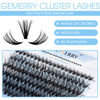 Picture of Individual Lashes 280pcs Large Tray Lash Clusters 0.07mm 50P C Curl Mix 8-16mm Eyelash Clusters Soft&Lightweight Cluster Lashes Mink Individual Lashes Cluster Mixed Tray Lash Extension Clusters