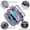 Picture of Toiletry Bag for Men Hanging Dopp Kit Water Resistant Shaving Bag Small Toiletry Bag for Traveling (Blue Stripe)
