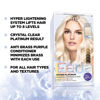 Picture of L’Oréal Paris Feria Hyper Platinum Hair Bleach, Lifts Up To 8 Levels, Includes Anti Brass Purple Conditioner, Hyper Platinum Blonde Hair Dye Kit, Pack of 2