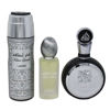 Picture of Lattafa Fakhar for Men 3 Piece Set (3.4 Oz Eau de Parfum Spray + 1.7 Oz Hair Mist + 6.7 Oz Deodorant Spray)