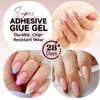 Picture of UNA GELLA Gel x Nail Glue for Press On Nail Tips, Adhesive Super Bond Solid U V Nail Glue Gel Long Lasting for Acrylic Fake Nails Extension - 20ml Strong Soft Glue for Nails Curing Light Needed