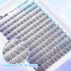 Picture of Natural Lash Clusters Kit Wispy Lash Extension Kit Cluster Eyelash Extension C Curl Cluster Lashes Kit DIY Eyelash Extension Kit Natural Eyelash Clusters with Lash Bond and Seal by Newcally