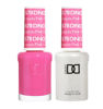 Picture of DND Gel Polish Set, Pink Collection, UV/LED Gel Polish and Air Dry Nail Lacquer, Matching Chip-Free Polish Duo, 578 Crayola Pink, 0.5 Fl Oz