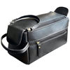 Picture of RUSTIC TOWN Leather Toiletry Bag for Men - Travel Organizer Shaving Dopp Kit (Black)