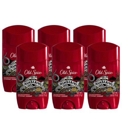 Picture of Old Spice Antiperspirant Deodorant for Men, MambaKing, 48 Hr Odor Protection, 2.6 Oz. (Pack of 6)