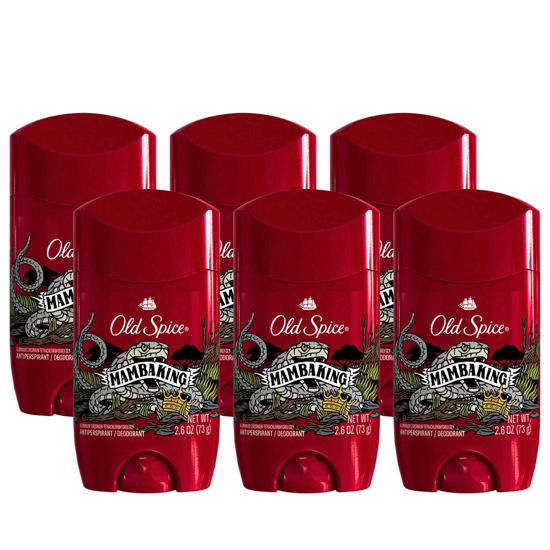 Picture of Old Spice Antiperspirant Deodorant for Men, MambaKing, 48 Hr Odor Protection, 2.6 Oz. (Pack of 6)