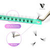 Picture of VAVALASH Premade Fans Eyelash Extensions 320 Fans 10D 14D 16D 20D 0.03 0.05 0.07 Thickness C/D Curl Middle Stem Premade Fans Russian Volume Lash Extensions (320 Fans-14D-0.03-D-8-15mm)