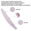 Picture of Nail File and Buffer (10 Pcs), Buffer Block Nail Files Double Sided 100/180 Grit for Acrylic and Natural Nails, fingernail Emery Board Buffing Blocks Manicure Set Nail Care kit Tool Halfmoon Arc